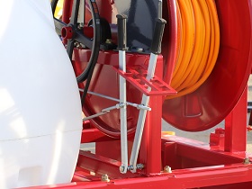 4. Lever for reel and spray